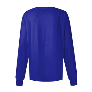 Women's Green Long Sleeve <b>Scrub</b> <b>Top</b> With Front Buttons And Pockets Hospital Uniforms - Product Image 6