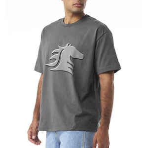 เสื้อยืดคอกลมทรงปกติสำหรับผู้ชายรุ่นล่าสุด น้ำหนัก 200 กรัม ผ้าหนา ทรงหลวม ระบายอากาศได้ดี เป็นมิตรกับสิ่งแวดล้อม แห้งเร็ว - Product Image 2