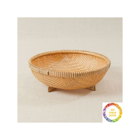 Panier en bambou écologique idéal pour organiser l'essentiel dans un style de vie vert sans plastique naturel