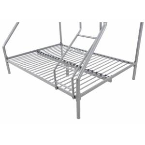 LOTUS Twin Over Full <b>Bunk</b> <b>Bed</b> Modern Stainless Steel Bedroom Furniture Simple Design Foldable for Hotels and Warehouses - Product Image 6