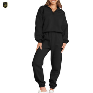 Daily Wear Women Winter Solid Set Soft Cotton 2 Piece Long Regular Fit Eco-Friendly Breathable Home Outfit Casual Sleepwear Set