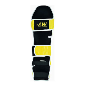 Espinilleras de Cuero de Alta Calidad para Boxeo y MMA, Último Modelo, con Logotipo Personalizado en Venta - Product Image 3