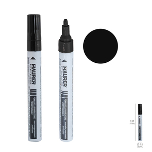 Pennarello Professionale per Edilizia, Vernice Permanente, Nero - Product Image 1