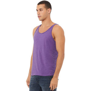 Ropa Unisex Talla XS XL Camiseta sin mangas Tri Blend Camiseta Camisetas de algodón sin mangas - Product Image 1