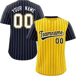 Jersey de béisbol Camisa de práctica personalizada Botón Up Material de malla de secado rápido Impresión sublimada Nombre Número Ropa deportiva para adultos jóvenes - Product Image 3