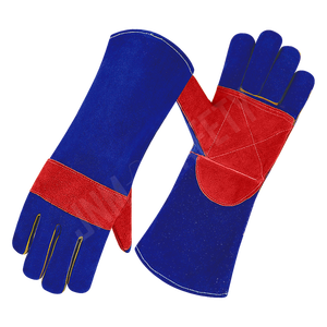 Industrial Safety Cowhide Split Leather <b>Gloves</b> Personal Protective Equipment Spark Resistant Welding <b>Gloves</b> - Product Image 2