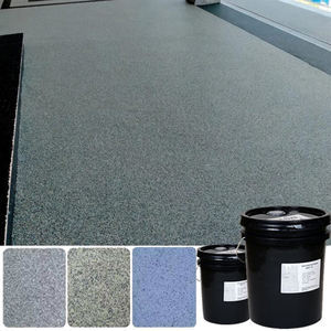 Peinture époxy à base de sable résistante à l'usure fabriquée en usine, revêtement en résine auto-nivelant antidérapant pour sols, peinture époxy pour sols en granit - Product Image 1