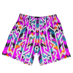 High Street hommes été mode ceinture élastique Shorts 100% Polyester solide motif Sublimation maille fabriqué au Pakistan - Product Image 4