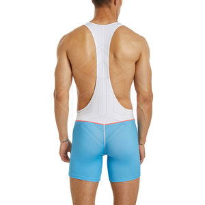 Singlet de Lucha Libre Personalizado de Alta Calidad para Hombre, de Secado Rápido, Transpirable y Cómodo, con Logotipo Personalizado - Product Image 3