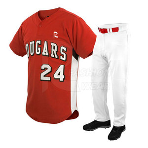 Uniforme de béisbol de manga corta para equipo deportivo, nuevo modelo, el mejor Material - Product Image 6