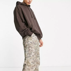 Sweat-shirts à capuche pour hommes en gros, pas chers, 100% coton, chauds pour l'hiver, élégants, brodés, impression numérique, surdimensionnés - Product Image 1