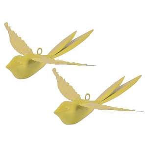 Décoration de Pâques faite à la main en usine Oiseaux Décor suspendu en métal Décoration d'intérieur pour la maison de printemps - Product Image 5