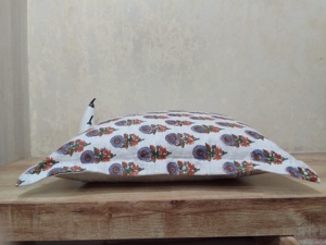 Buti 100% Lino Bloque de mano Funda de cojín impresa Fundas De Almohada tradicionales para el hogar y el hotel Hecho a mano con estilo auténtico - Product Image 3
