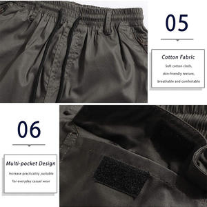 Vêtements de sport d'été personnalisés en polyester et élasthanne, respirants, à séchage rapide, pour la course à pied et l'entraînement en salle de sport pour hommes - Product Image 4