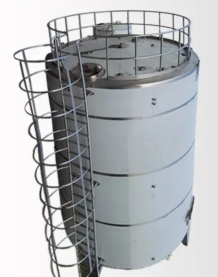 20000 Liter 304/316L Stainless Steel Storage Water Tank Big Capacity OEM