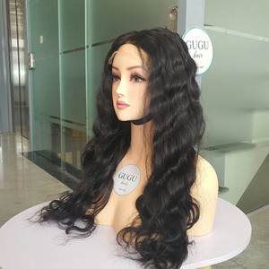 Peluca de cabello humano vietnamita 100% recta con cierre 5x5 encaje Color Natural sin enredos y sin caída de cabello de trama precio al por mayor - Product Image 2