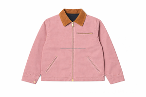 Chaqueta de Lona de Algodón con Estampado de Camuflaje, Ropa de Trabajo de Primavera para Hombre, Cálida, con Logotipo Personalizado en la Parte Delantera - Product Image 4