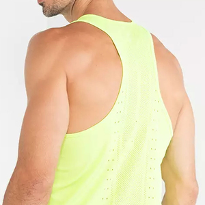 Formation Gym débardeur pour hommes sans manches Polyester coton mélange Muscle chemise pour entraînement Fitness vêtements de sport et musculation - Product Image 6