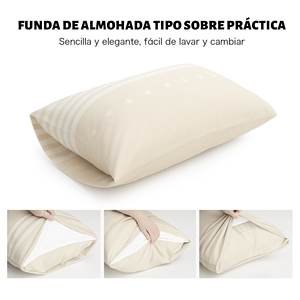 Set Copripiumino con Cerniera in 100% Poliestere, Tinta Unita, Semplice, con Federa, Morbido e Traspirante per Uso Domestico, Sonno Confortevole - Product Image 3