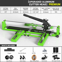 Machine de découpe manuelle de carreaux 1000 mm avec guide d'angle pour découpe et cisaillage, dotée d'une roulette en carbure de tungstène pour carreaux de sol en porcelaine
