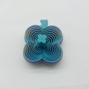 Juguete Sensorial Impreso en 3D, <span class=keywords><strong>Estrella</strong></span>, Corazón, Flor, Triángulo, Espiral Giratoria Colorida con Diseño de Asas, Novedad 2026 - Product Image 6
