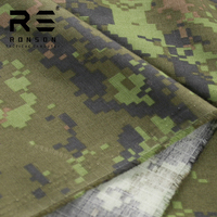 Tissu en nylon et coton NYCO50/50 Ripstop Canada CADPAT Camo, imprimé camouflage, pour uniforme tactique, imperméable avec IRR