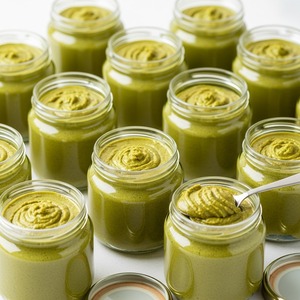 Mantequilla de pistacho pura orgánica fresca de primera calidad hecha con pistachos tostados que brindan un sabor auténtico y bondad cremosa - Product Image 5