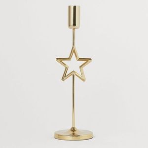 Candelabros decorativos navideños bellamente diseñados para centros de mesa navideños con intrincados detalles festivos - Product Image 3