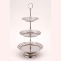 Soporte Redondo de Metal de 3 Niveles para Pastel de Bodas, Personalizable en Color, Exhibidor de Cupcakes, Juego de Mesa para Postres