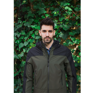 แจ็กเก็ตกันลมกันน้ำของผู้ชายเสื้อกันลมมีซิปฤดูหนาวเดินป่าทำงานกลางแจ้ง - Product Image 5