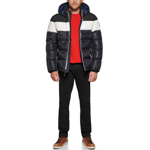 Vêtements décontractés tendance 2024, veste matelassée streetwear pour homme, veste d'hiver épaisse et chaude, veste à capuche pour homme, veste matelassée en coton - Product Image 6