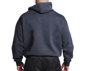 Sweat à capuche pour homme avec logo personnalisé, meilleur prix, coton de haute qualité, molleton respirant, tissage tricoté, couleur unie, meilleure vente pour le streetwear - Product Image 4