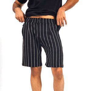 Léger respirant doux coton hommes décontracté coton Shorts de haute qualité couleur unie gym Fitness cordon taille hommes Shorts - Product Image 2