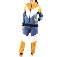 Ensemble de survêtement d'hiver tendance pour femme, coupe classique, en coton uni, avec sweat à capuche et pantalon de jogging, idéal pour l'extérieur et la salle de sport