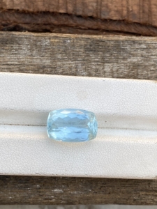 เบาะเพชรพลอยสีฟ้ากะรัตธรรมชาติ8.68กะรัตตัดเป็นเพชรพลอยอัญมณีสีขาวที่น่าตื่นตาตื่นใจหลวมสำหรับทำเครื่องประดับวัสดุมรกต - Product Image 3