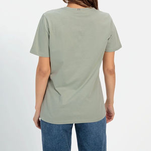 Camiseta Informal de Algodón 100% con Estampado de Personajes y Logotipo Personalizado, Camiseta con Estampado Gráfico Tie-Dye para Mujer - Product Image 3