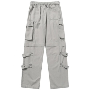 กางเกงยีนส์เดนิมผู้ชายทรงสลิมฟิต ขาตรง ระบายอากาศได้ดี แห้งเร็ว เหมาะสำหรับฤดูร้อนและฤดูใบไม้ผลิ ผ้าเนื้อยืด สีพื้น - Product Image 1