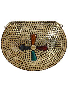 Elegante Mozaïek Clutch Tas Met Zilveren Accenten En Kralen Moderne Mozaïek Clutch Tas Voor Vrouwen En Meisjes Van Artisan <span class=keywords><strong>Auar</strong></span>