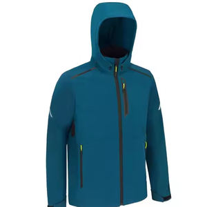 Men's Waterproof Softshell <b>Jackets</b> Winter Work Uniform <b>with</b> <b>Fleece</b> <b>Lining</b> Canvas Material for Hiking - Product Image 5