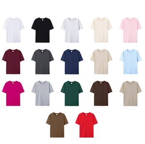 T-shirt en tricot respirant pour homme en polyester/coton, fabrication OEM, tissu doux, manches courtes, uni, imprimé sur mesure, haut décontracté tendance - Product Image 3