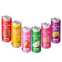 Vinut Drankmerk 330ml blikje Sprankelende Fruitige Aardbeien Sap NFC OEM Private Label Gratis Monster Groothandel Lage MOQ Gekoeld