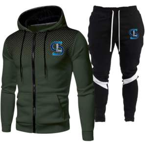 Conjunto de chándal de 2 piezas para mujer, Top de cuello alto de Color sólido a la moda, pantalones ajustados, conjuntos de ropa de otoño e invierno, traje para correr de dos piezas para mujer - Product Image 6