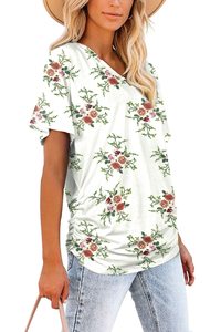 Camiseta de mujer con logotipo personalizado al mejor precio, ropa de calle de verano hecha de algodón transpirable, oferta en camiseta de mujer de nuevo estilo - Product Image 6