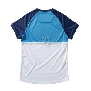 Maillot de Floorball Bleu et Blanc en Polyester Respirant à Séchage Rapide pour Hommes – Tenue d'Entraînement d'Équipe Personnalisable pour Clubs (Vente en Gros) - Product Image 3