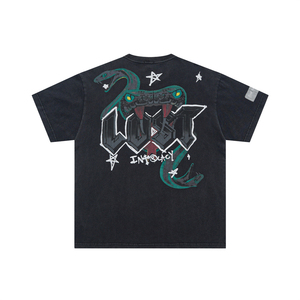 Camiseta de manga corta de alta calidad, marca estadounidense, con pedrería, para hombre, éxito de ventas. - Product Image 2