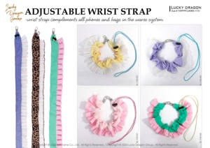 ยางมัดผมขนาดใหญ่ สายรัดข้อมือปรับได้ แฟชั่นสำหรับสาวๆ พร้อมบริการ OEM/ODM รับผลิตตามแบบ สีสันสดใส - Product Image 2