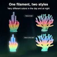 Filament PLA ERYONE néon arc-en-ciel qui brille dans le noir, luminescent, 1,75 mm, 1 kg, impression 3D, fourniture d'usine