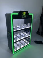 Vitrine de Présentation de Stylos à Tabac Tinya, Vitrine LED Vape, Présentoir de Comptoir en Acrylique pour Magasin de Tabac et Électronique