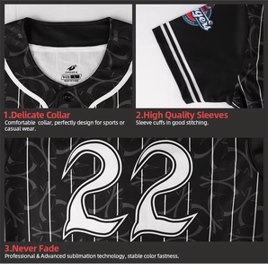 Uniforme de Béisbol Personalizado para Hombre de Secado Rápido, Mezcla de Spandex/Algodón, Conjunto Elegante con Función Antibacteriana, Técnicas de Corte Automatizadas, OEM - Product Image 4