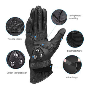Unisex Invierno Ropa Deportiva Moto Guantes Al Aire Libre Antideslizante Anti-Colisión Dedo Largo Racing Guantes de Equitación - Product Image 2